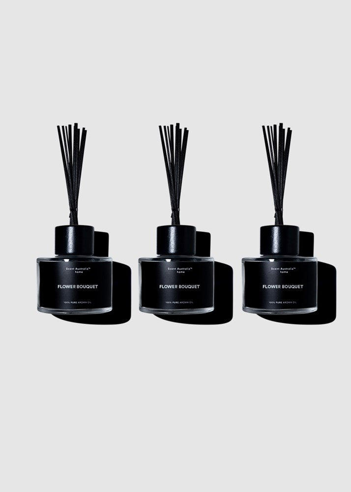 Flower Bouquet Reed Diffuser Trio